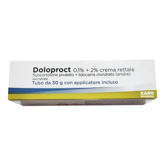 Долопрокт, Doloproct мазь (крем) 30г